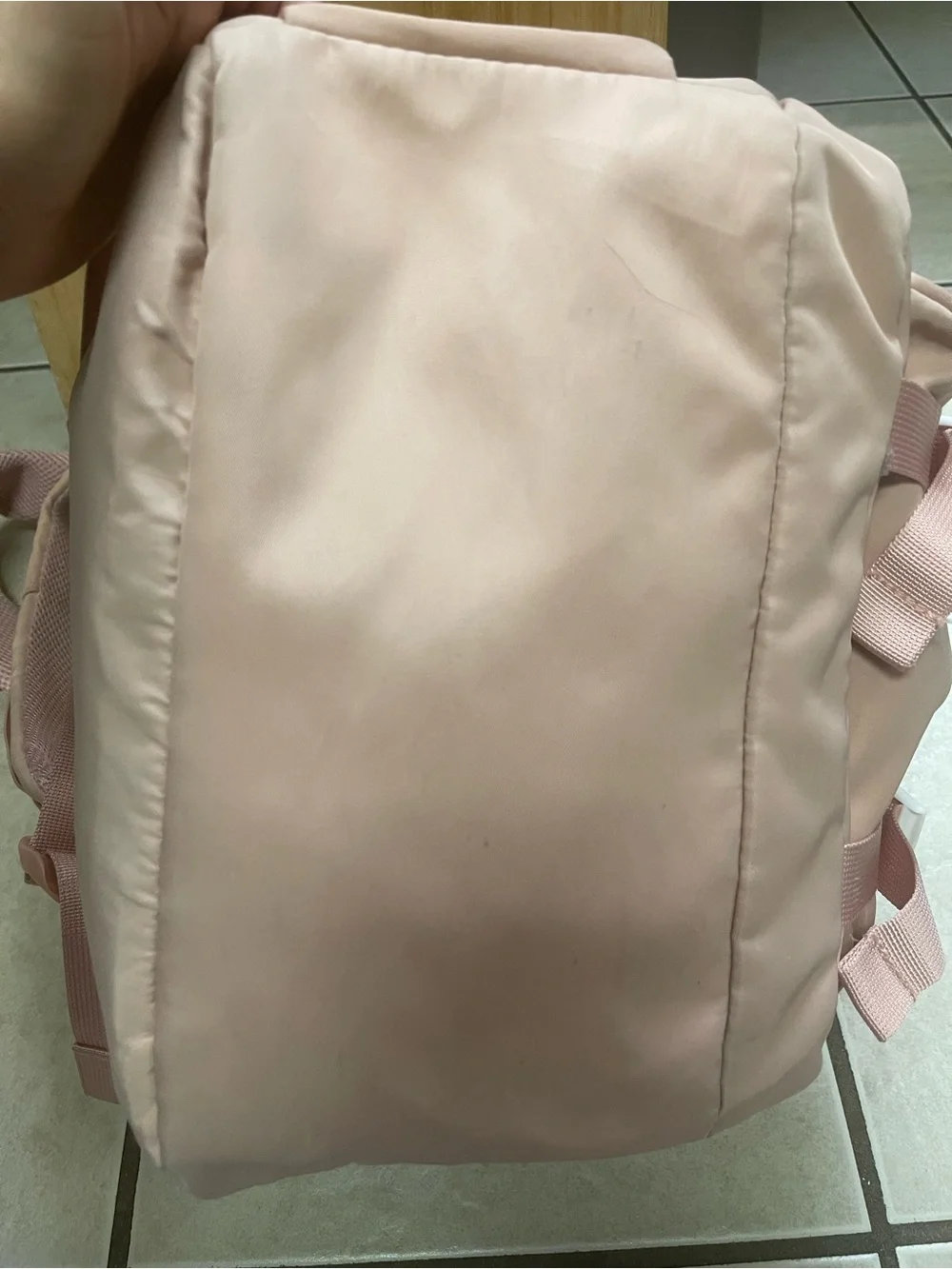 Kids Pink Bow Accent Backpack